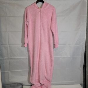 Pink Pig Fur One Piece Size Medium